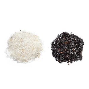 Hematiet en Bergkristal Oplaad/Ontlaad Set, 250 gram