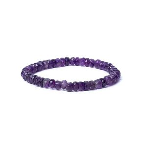 Amethist facet AA kwaliteit Armband