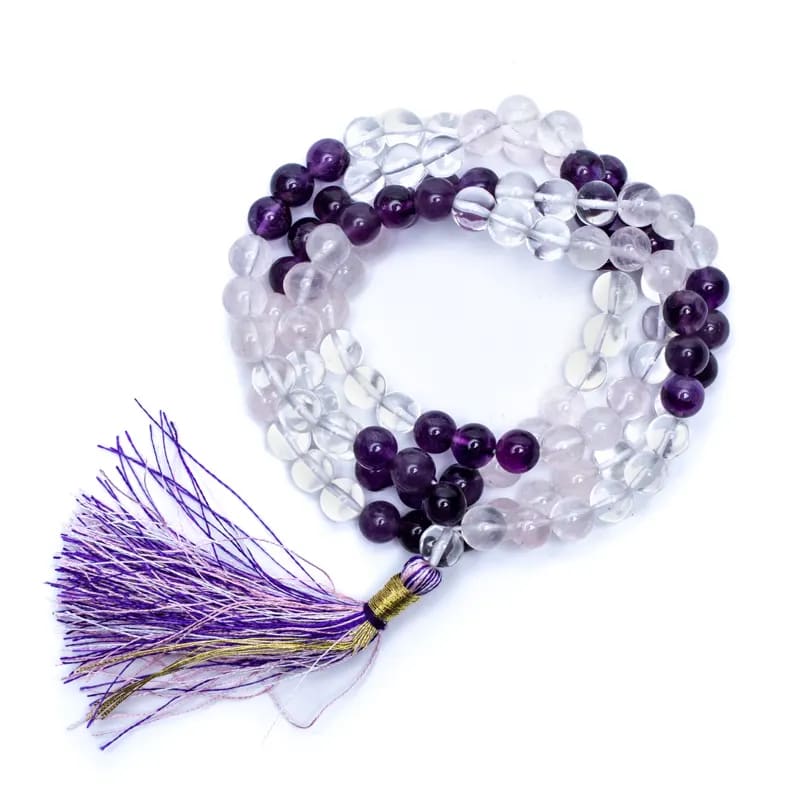 Gouden Driehoek Mala ketting - Afbeelding 2