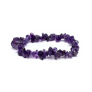 Amethist Chips armband