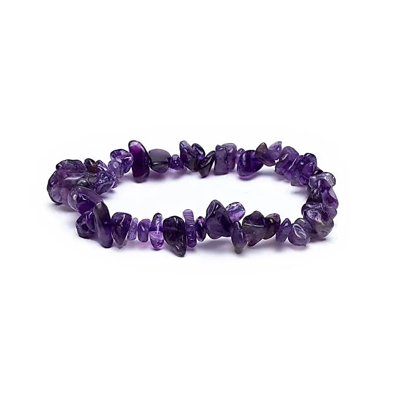Amethist Chips armband