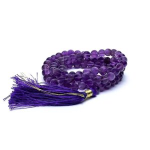 Mala Amethist ketting 108 kralen