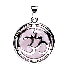 Hanger ohm met rozenkwarts